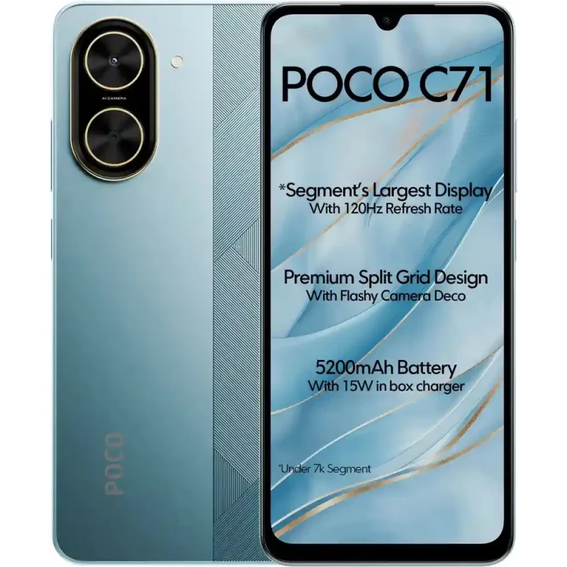 Xiaomi Poco C71 3/64GB Blue (with charger) Europe