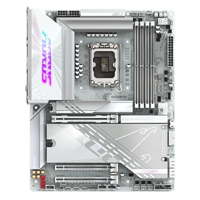 Gigabyte Z890 Aorus Pro Ice Socket 1851 - Зображення 1