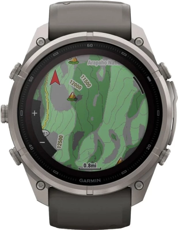 Смарт-часы Garmin Fenix 9 Pro Solar 51mm Titanium with Pebble Gray/Silver Gray Silicone Band (010-04339-05/06) - Зображення 7