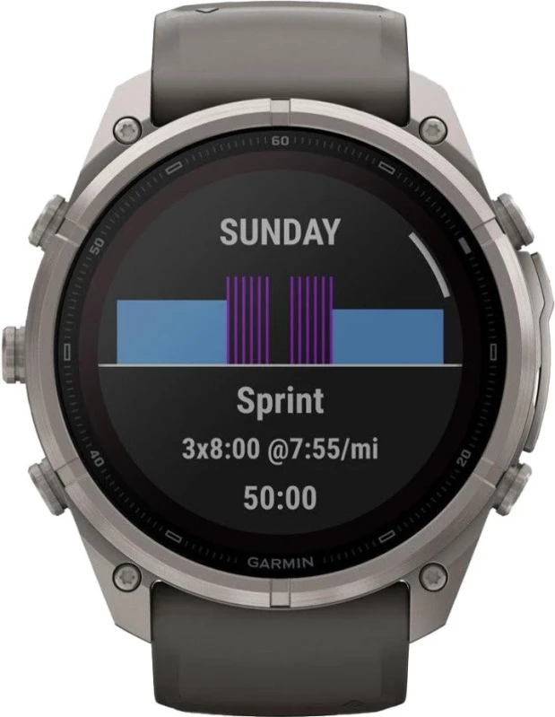 Смарт-часы Garmin Fenix 9 Pro Solar 51mm Titanium with Pebble Gray/Silver Gray Silicone Band (010-04339-05/06) - Зображення 9