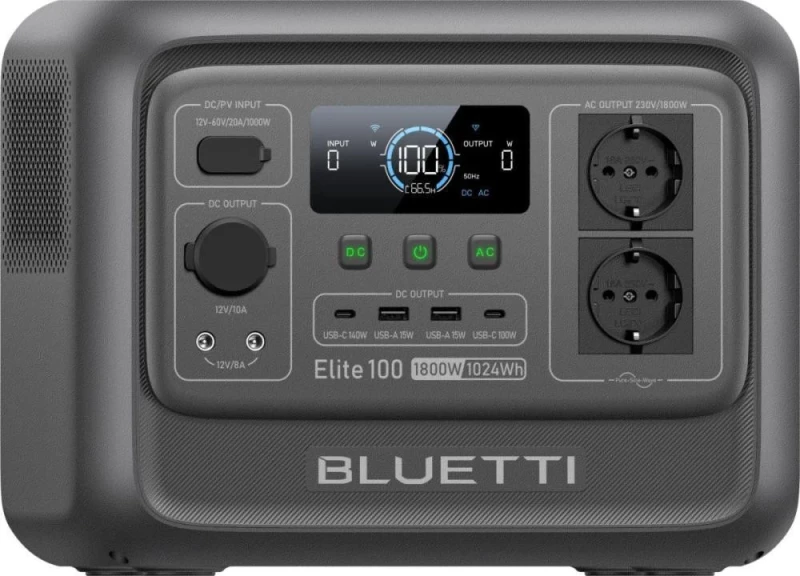Зарядная станция BLUETTI Elite 100 V2 (P-EL100V2-EU-GY-BL-010) - Зображення 1