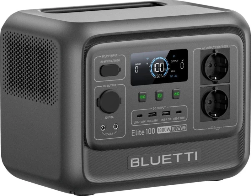 Зарядная станция BLUETTI Elite 100 V2 (P-EL100V2-EU-GY-BL-010) - Зображення 3