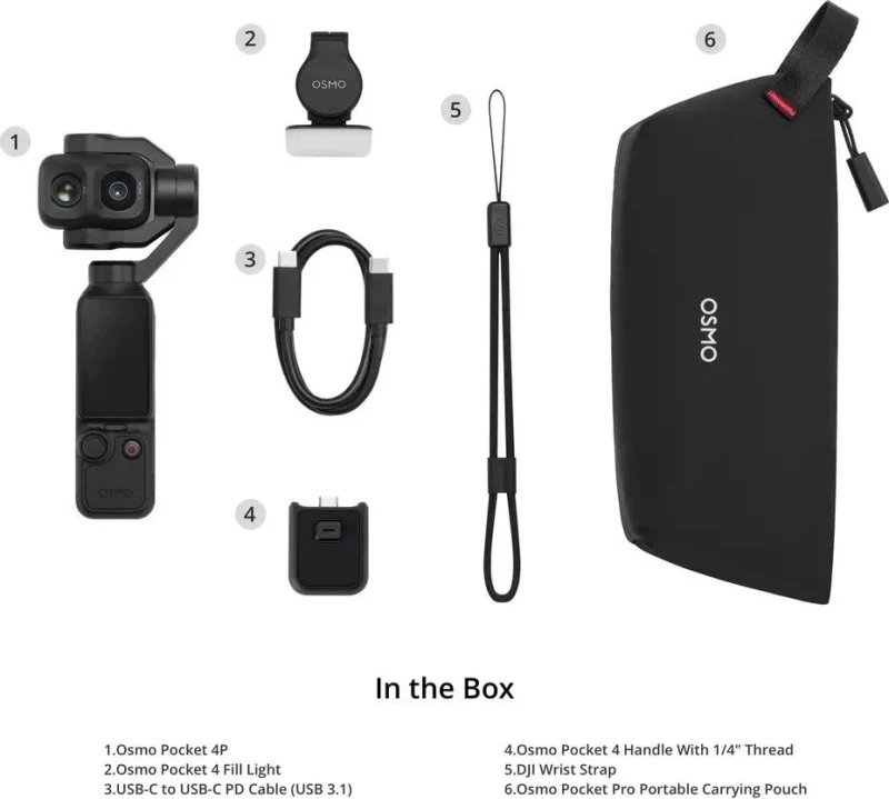 DJI Osmo Pocket 4P Standard Combo (CP.OS.00000658.01) - Зображення 2