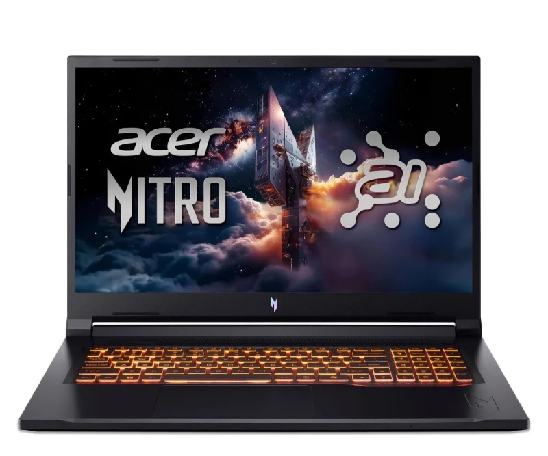 Acer Nitro V 17 AI Ryzen 5-240/24GB/512/Win11 RTX5060 (ANV17-41 || NH.QYUEP.002) - Зображення 2