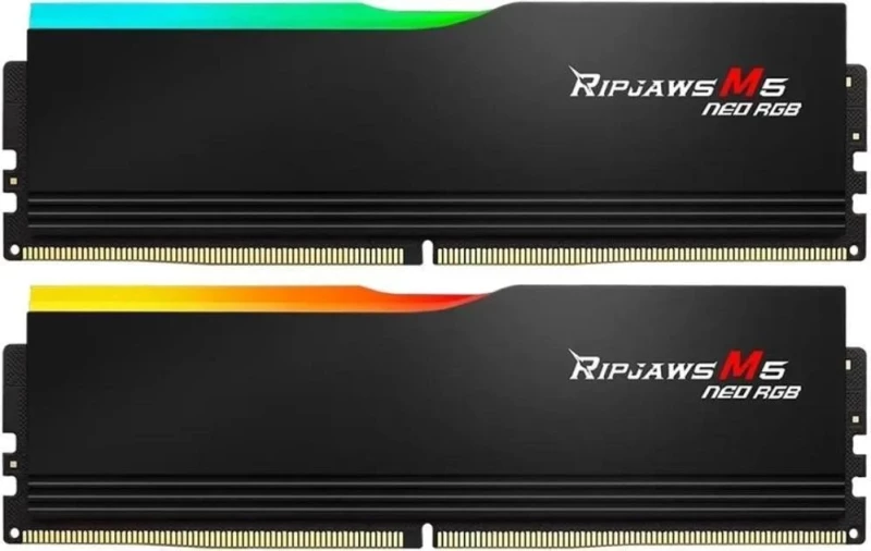 G.Skill 32 GB (2x16GB) DDR5 6000 MHz Ripjaws M5 Neo RGB (F5-6000J2836G16GX2-RM5NRK) - Зображення 1