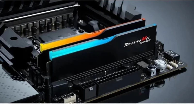 G.Skill 32 GB (2x16GB) DDR5 6000 MHz Ripjaws M5 Neo RGB (F5-6000J2836G16GX2-RM5NRK) - Зображення 5