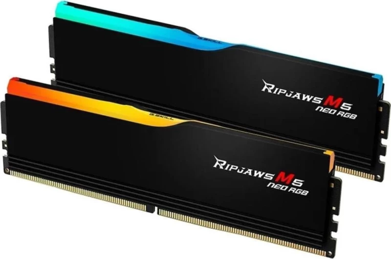 G.Skill 32 GB (2x16GB) DDR5 6400 MHz Ripjaws M5 Neo RGB Black (F5-6400J3240G16GX2-RM5NRK) - Зображення 2