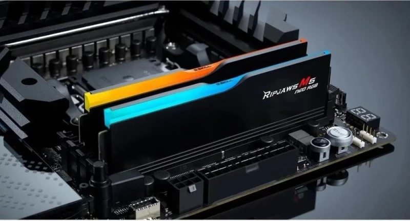 G.Skill 32 GB (2x16GB) DDR5 6400 MHz Ripjaws M5 Neo RGB Black (F5-6400J3240G16GX2-RM5NRK) - Зображення 5