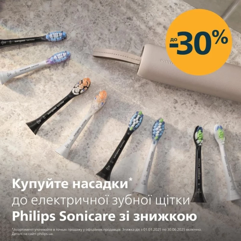 Насадка для электрической зубной щетки Philips Sonicare C3 Premium Plaque Defence Black HX9042/88 - Зображення 4
