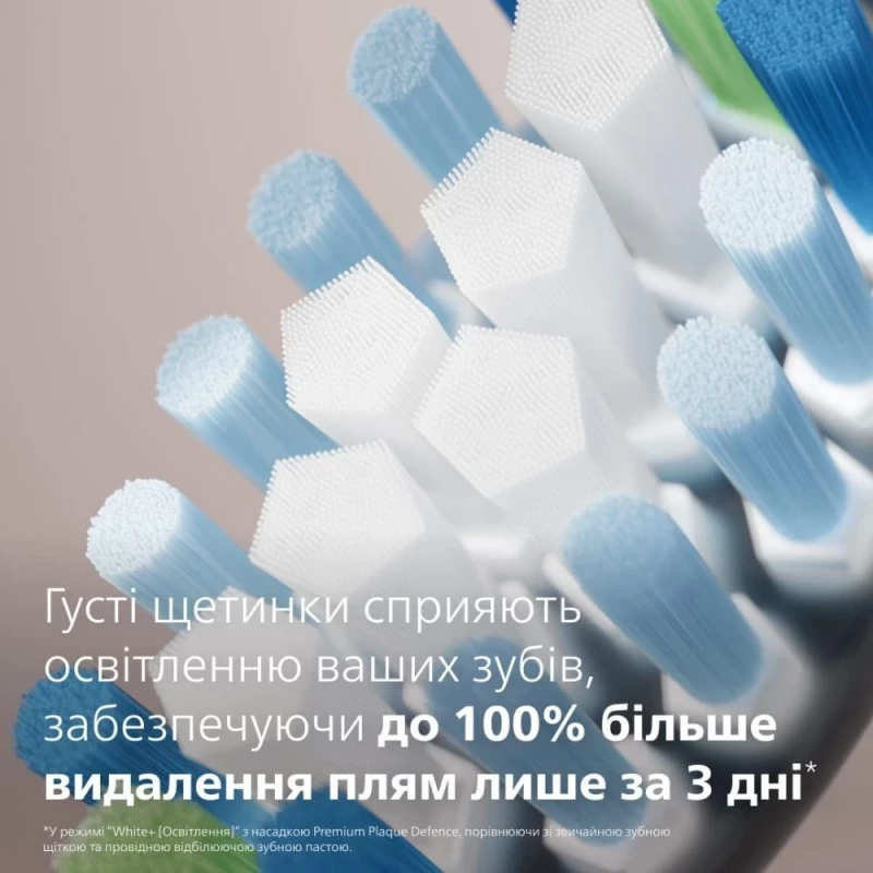 Насадка для электрической зубной щетки Philips Sonicare C3 Premium Plaque Defence Black HX9042/88 - Зображення 5
