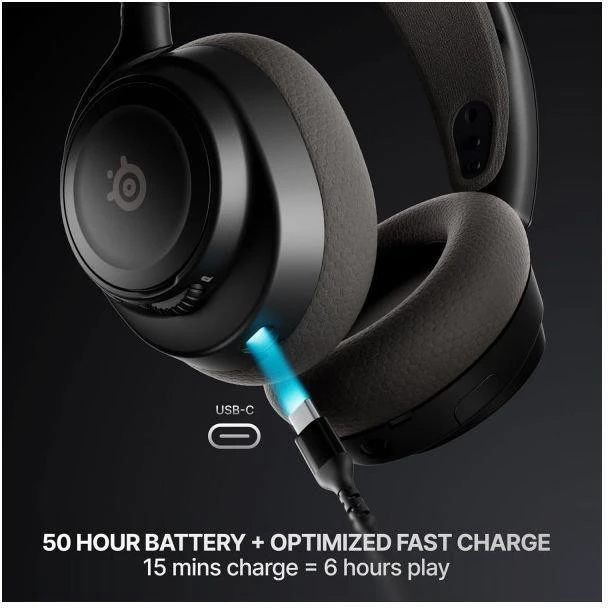Наушники с микрофоном SteelSeries Arctis Nova 7 Wireless Gen 2 Black (61730) - Зображення 7