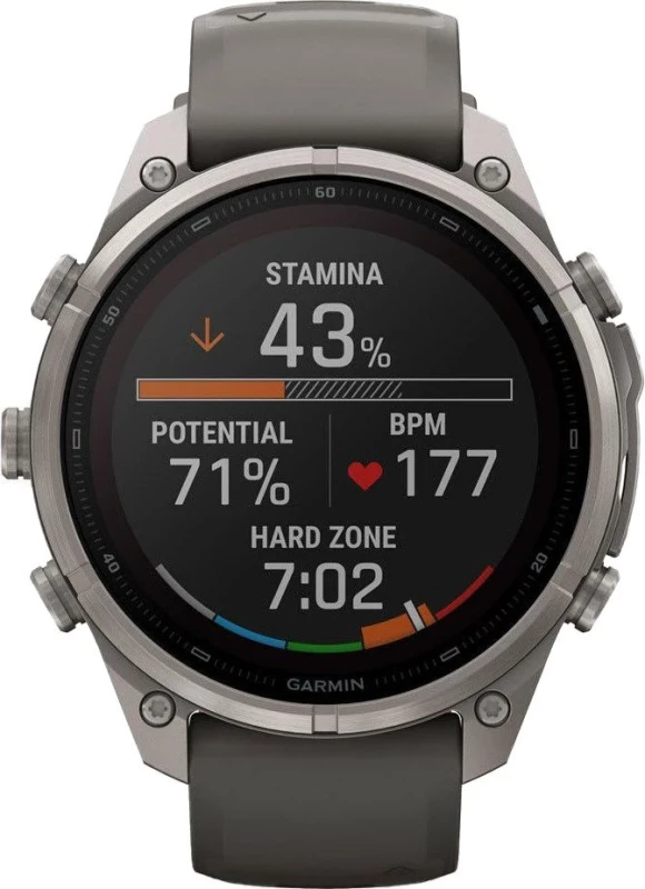Смарт-часы Garmin Fenix 9 Pro Solar 47mm Titanium with Pebble Gray/Silver Gray Silicone Band (010-04338-05/06) - Зображення 5