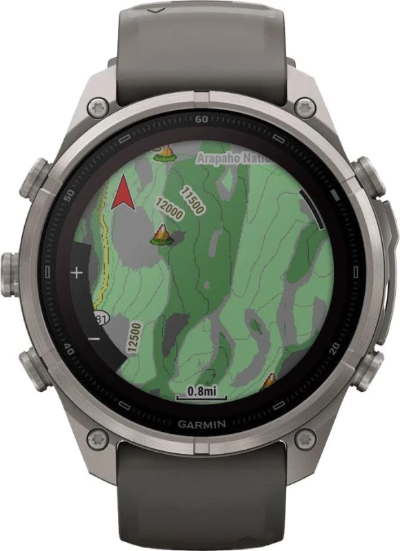 Смарт-часы Garmin Fenix 9 Pro Solar 47mm Titanium with Pebble Gray/Silver Gray Silicone Band (010-04338-05/06) - Зображення 7