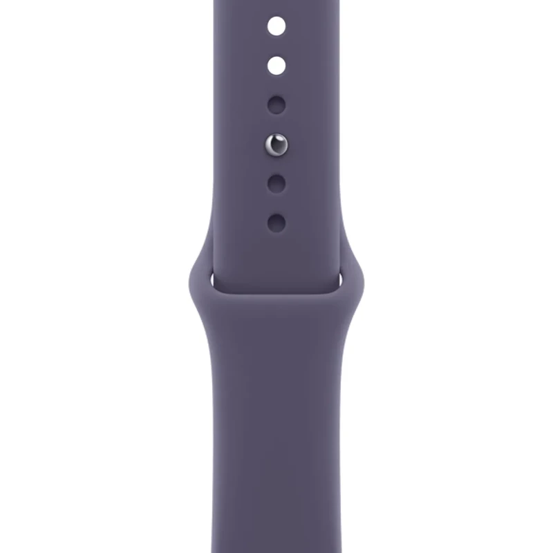Apple Watch Series 11 GPS 46mm Silver Aluminum Case with Purple Fog Sport Band - S/M (MEV94) - Зображення 2