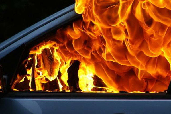 В масштабній пожежі на Тернопільщині згорів автомобіль