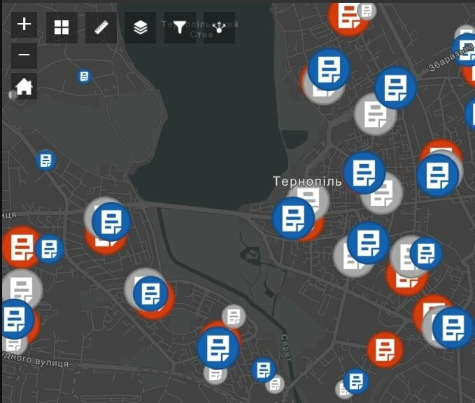 У Тернополі оновили дані на інтерактивній карті по «Заборгованості комунальним підприємствам»