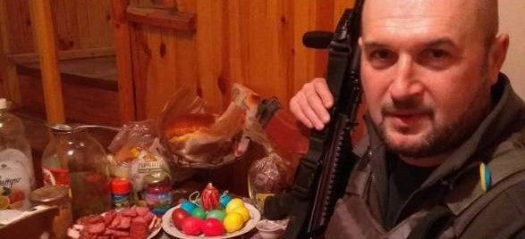 "Замість кошика в нас - з кевлару шолом"...: боєць з Тернополя прив... "Замість кошика в нас - з кевлару шолом"...: боєць з Тернополя привітав з Великоднем, Григорій Андрощук