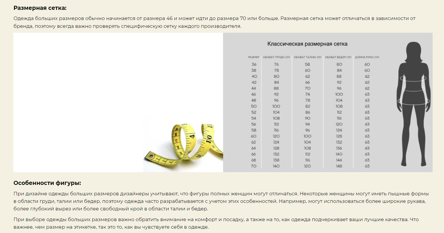 Как правильно подобрать размеры одежды женской: советы для онлайн-шопинга -  Бізнес новини Тернополя